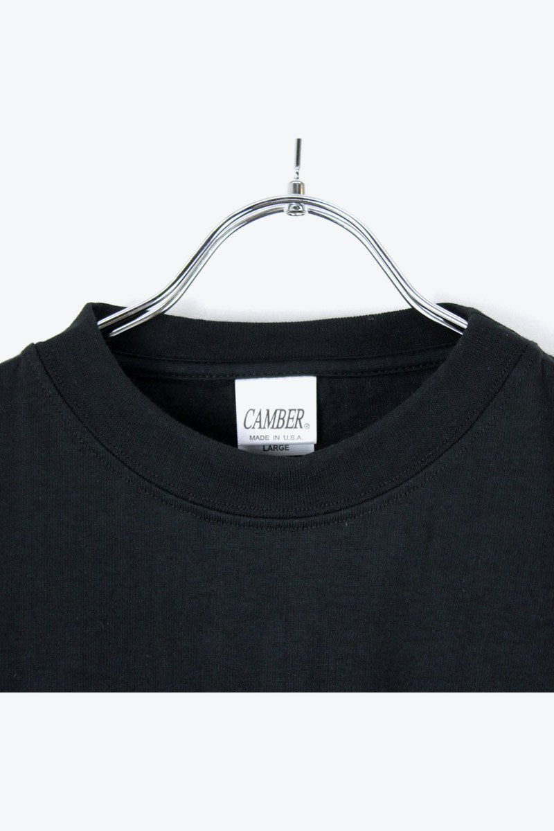 MADE IN USA #305 8OZ MAX WEIGHT L/S T-SHIRT / BLACK