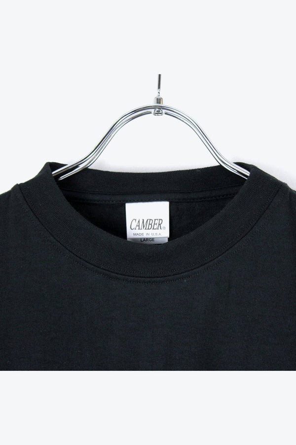 MADE IN USA #305 8OZ MAX WEIGHT L/S T-SHIRT / BLACK