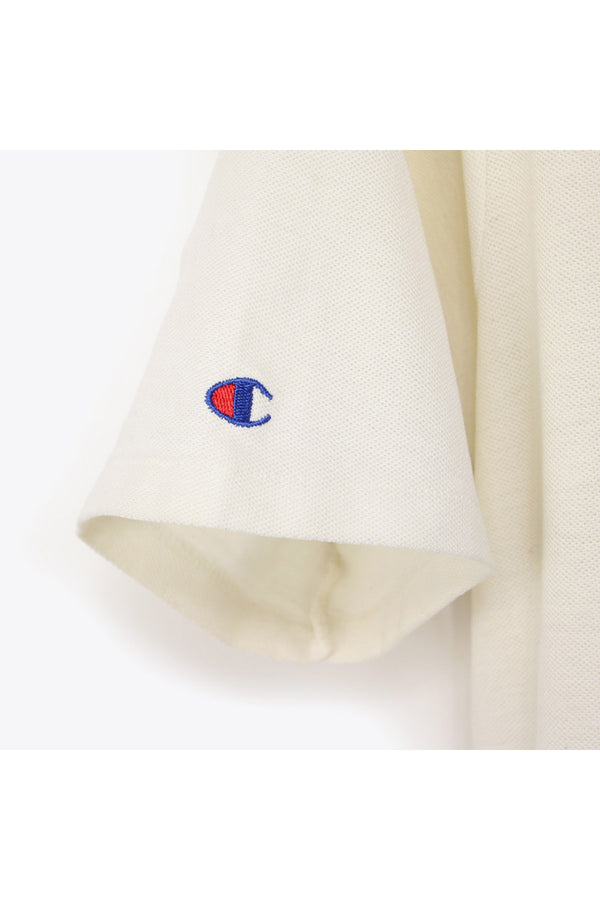MADE IN USA POLO SHIRT / IVORY【SIZE:L USED】