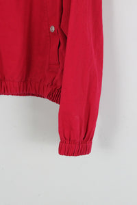 90'S COTTON SWING TOP / RED [SIZE: L USED]
