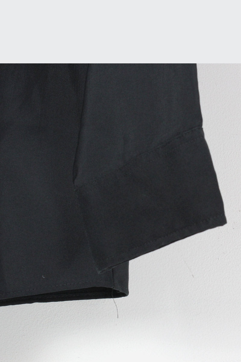 MADE IN USA L/S FLAP POCKET SHIRT / BLACK【SIZE:L相当 USED】