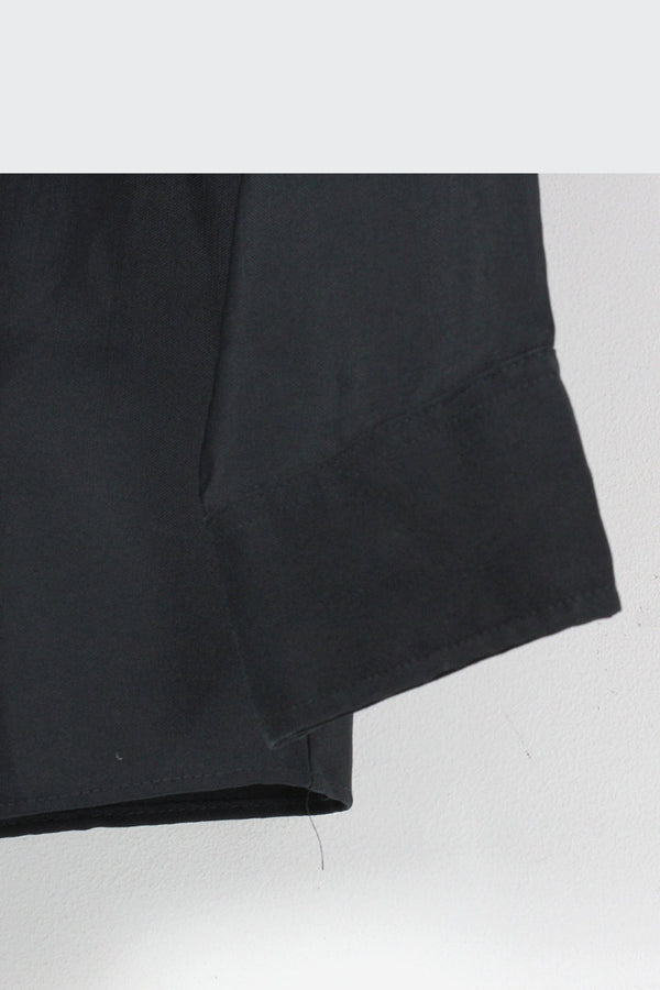 MADE IN USA L/S FLAP POCKET SHIRT / BLACK【SIZE:L相当 USED】