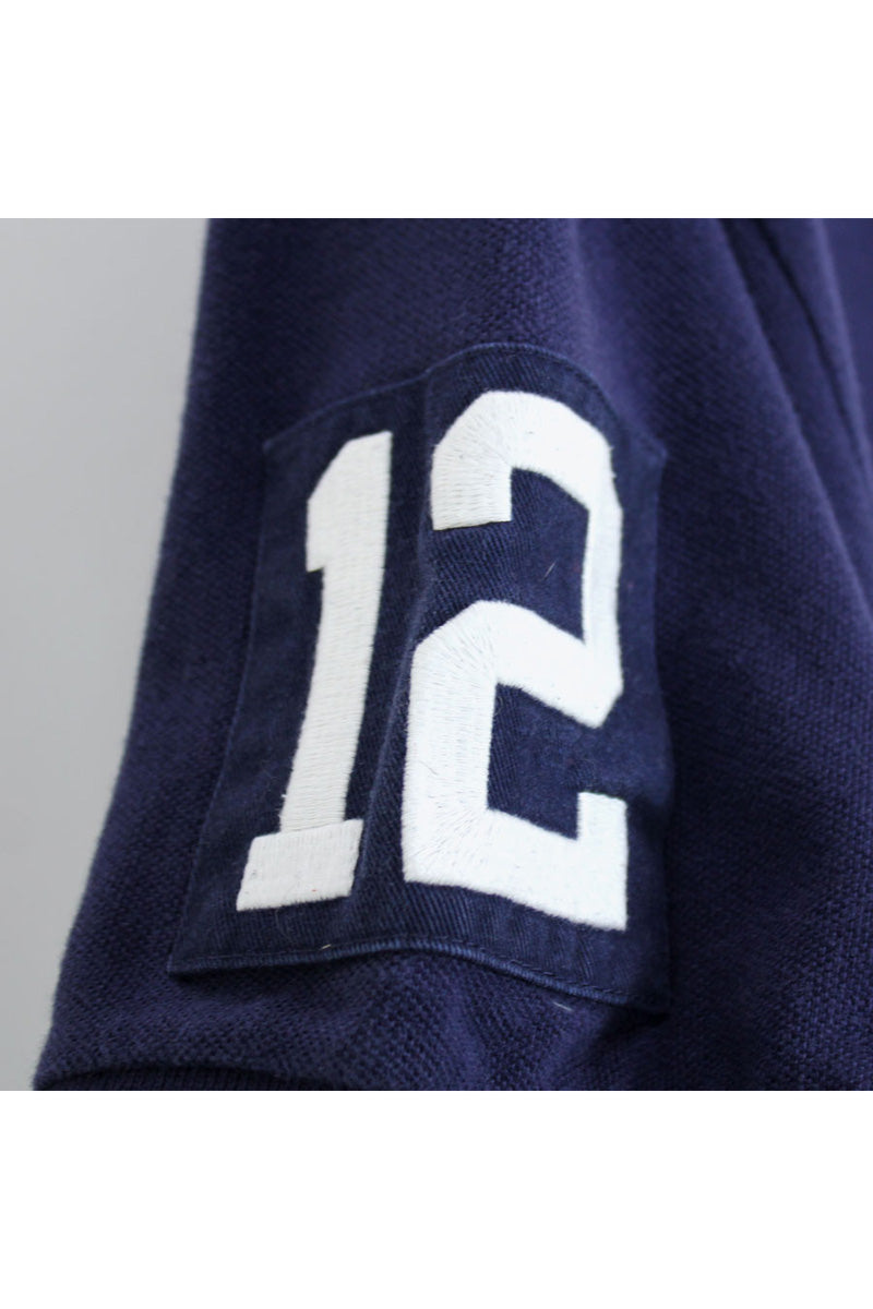 S/S USA OLYMPIC POLO SHIRT / NAVY【SIZE:XL USED】