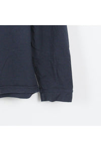 MADE IN ITALY L/S TEE SHIRT / NAVY [SIZE: S USED]