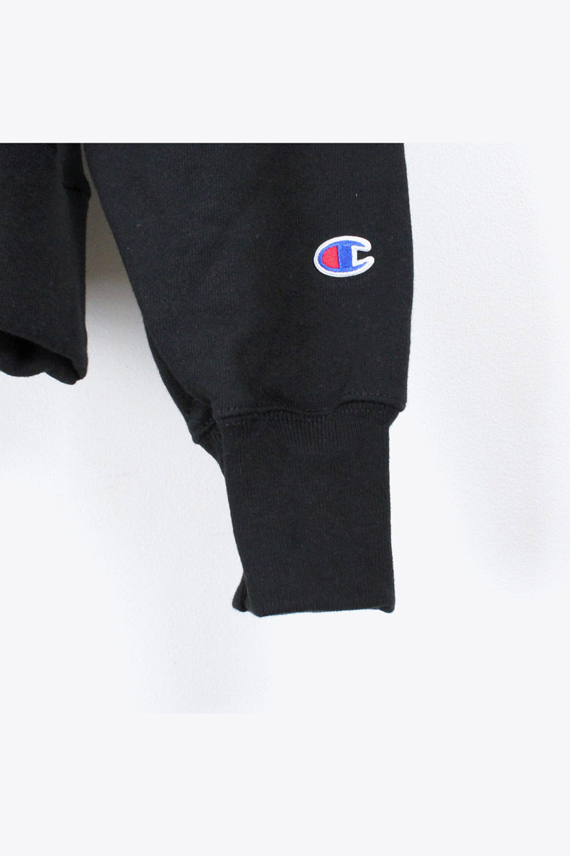 REVERSE WEAVE SWEAT HOODIE / BLACK [70%OFF]