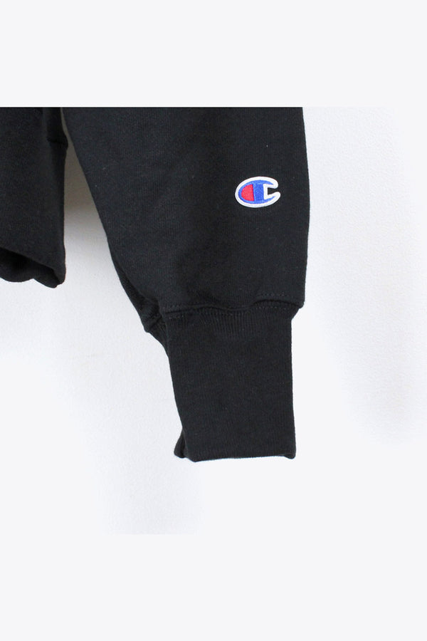REVERSE WEAVE SWEAT HOODIE / BLACK [70%OFF]