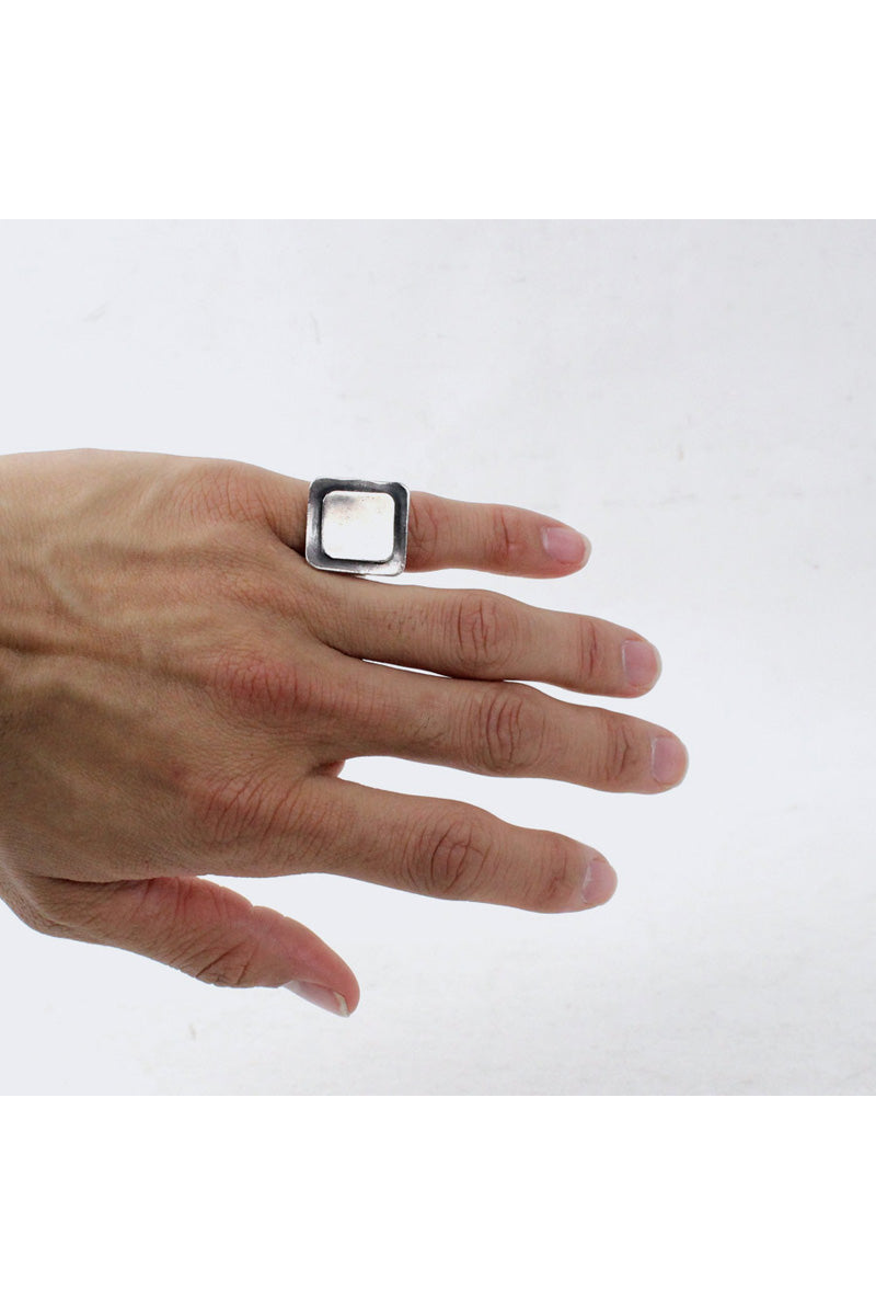 SILVER 925 RING [SIZE:Equivalent to US size 5.5, USED]
