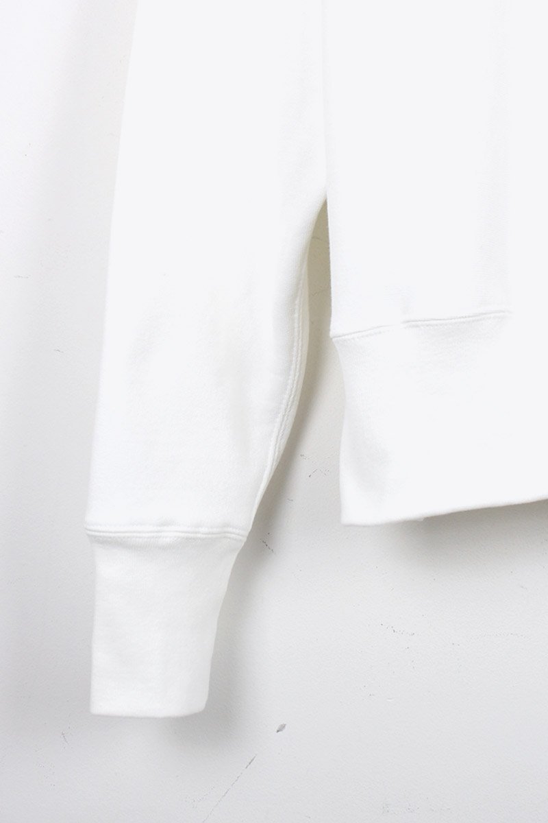 MADE IN USA #234 12OZ CROSS-KNIT CREW NECK SWEATSHIRT / WHITE