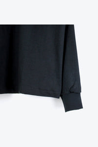 MADE IN USA #305 8OZ MAX WEIGHT L/S T-SHIRT / BLACK