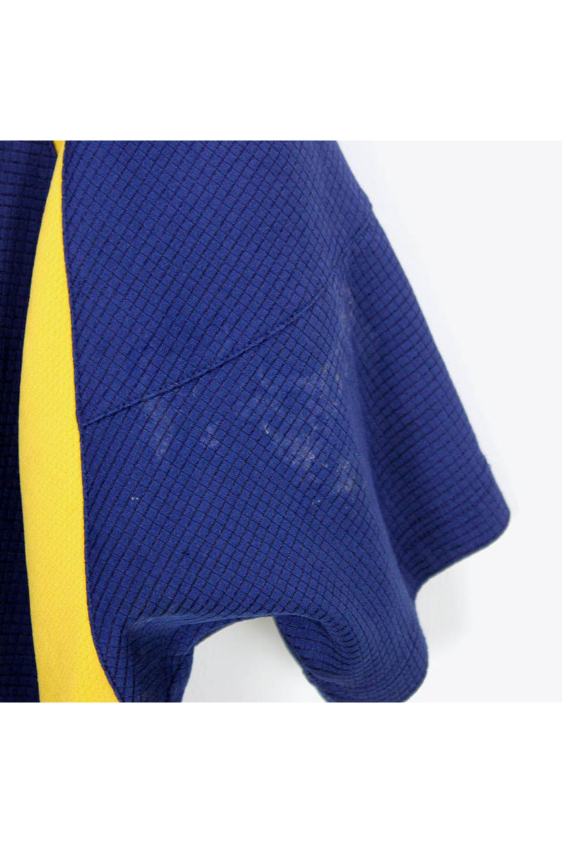 90'S GAME T-SHIRT / NAVY/YELLOW [SIZE:XL USED]