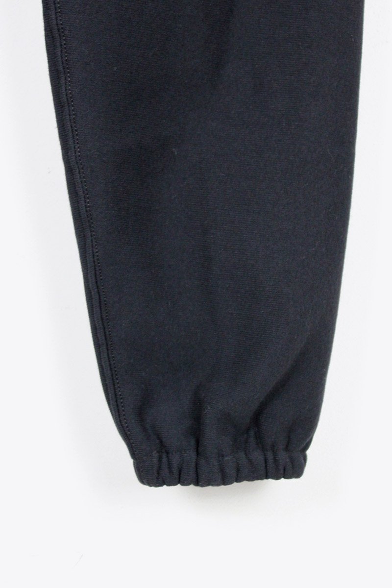 MADE IN USA #233 12OZ CROSS-KNIT SWEAT PANTS / BLACK