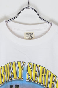 01'S S/S SUBWAY SERIES MLB NY METS T-SHIRT / WHITE [SIZE: XL USED]