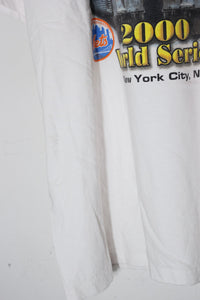 01'S S/S SUBWAY SERIES MLB NY METS T-SHIRT / WHITE [SIZE: XL USED]