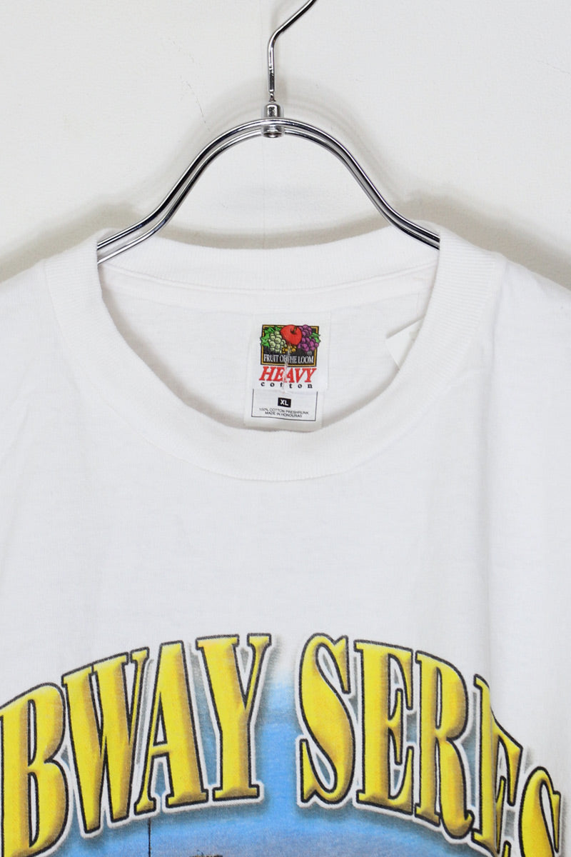 01'S S/S MLB NY METS T-SHIRT SUBWAY SERIES / WHITE [SIZE: XL USED]