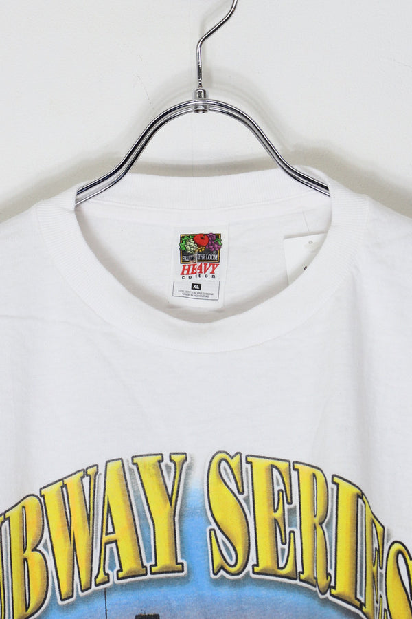 01'S S/S MLB NY METS T-SHIRT SUBWAY SERIES / WHITE [SIZE: XL USED]