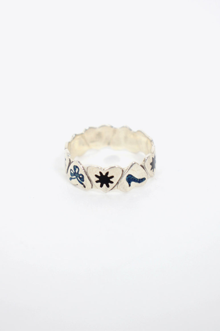 VINTAGE 925 SILVER RING [SIZE: 11号相当 USED]