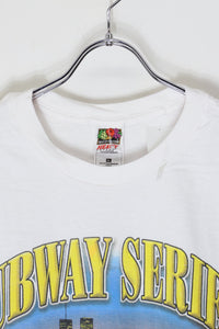 01'S S/S MLB NY METS T-SHIRT SUBWAY SERIES / WHITE [SIZE: XL USED]