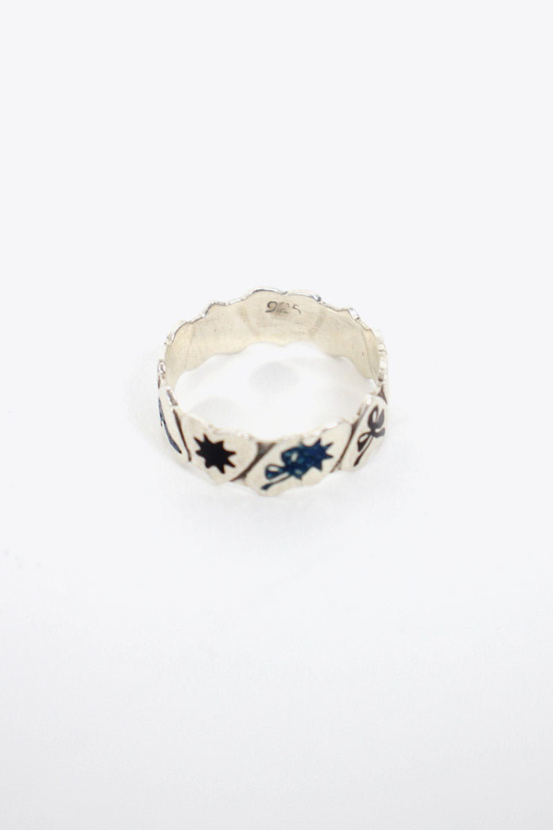 VINTAGE 925 SILVER RING [SIZE: 11号相当 USED]