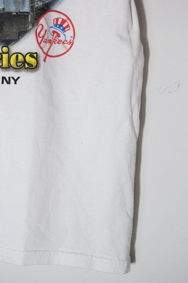 01'S S/S MLB NY METS T-SHIRT SUBWAY SERIES / WHITE [SIZE: XL USED]
