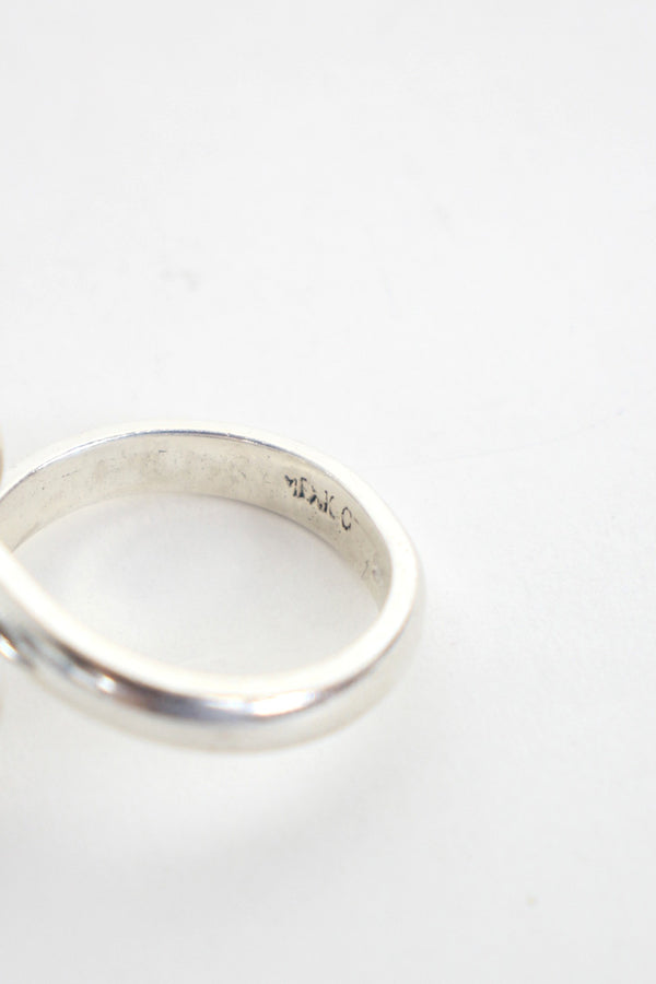 VINTAGE 925 SILVER RING [SIZE: equivalent to Japanese size 16 USED]