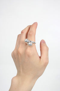 VINTAGE 925 SILVER RING [SIZE: 16号相当 USED]