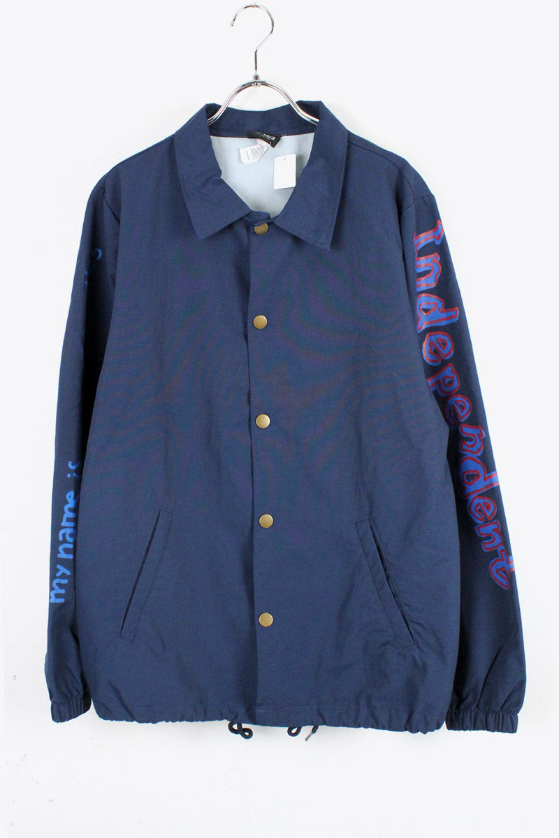 COACH JACKET / NAVY [SIZE: S USED]