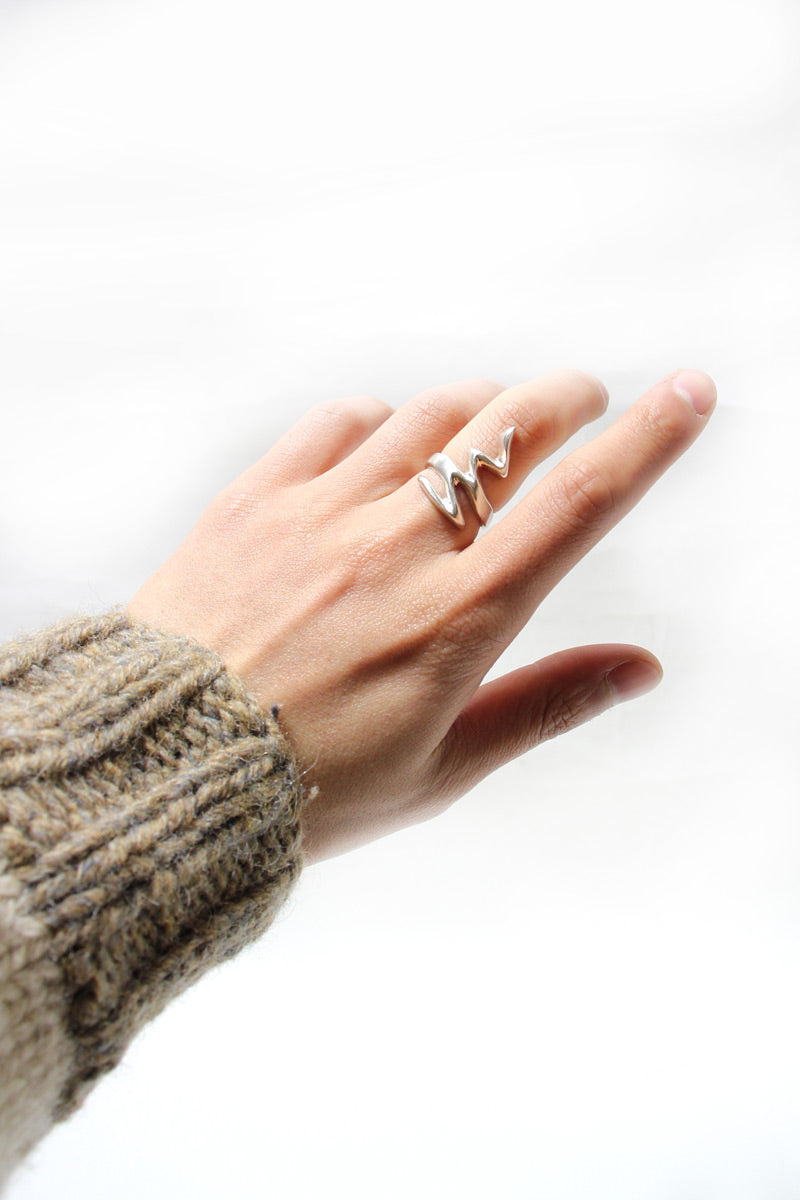 MADE IN MEXICO 925 SILVER RING [SIZE: equivalent to Japan size 13 USED]