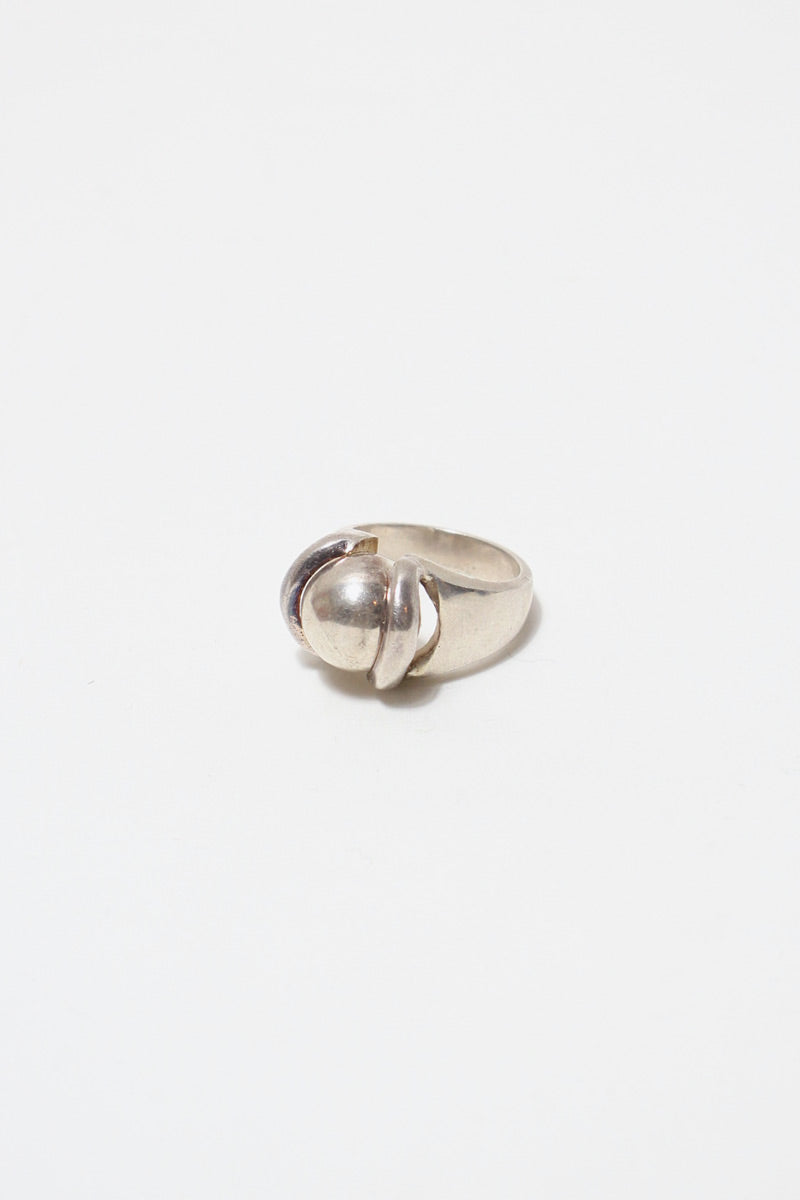 925 SILVER RING [SIZE: 12号相当 USED]