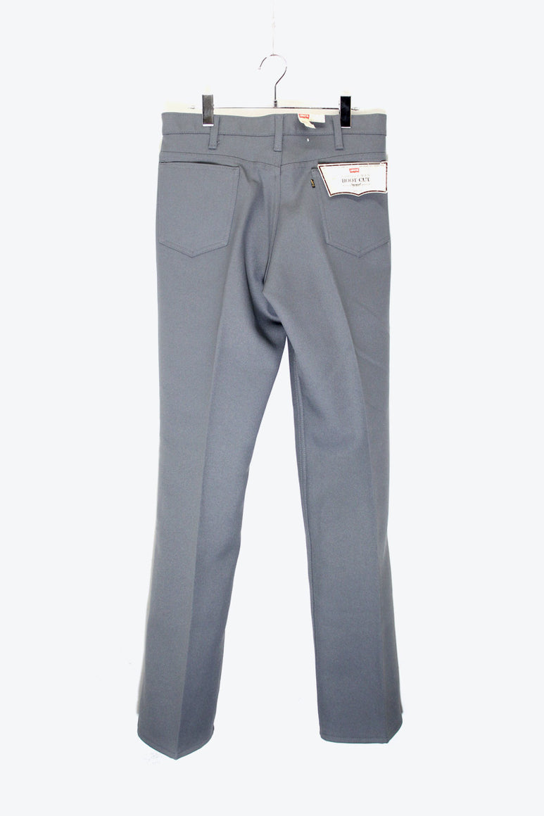 MADE IN USA 87'S 517 STA-PREST BOOT CUT PANTS / GREY [SIZE: W33L32 DEADSTOCK/NOS]