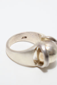 925 SILVER RING [SIZE: 12号相当 USED]