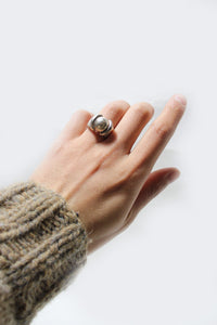 925 SILVER RING [SIZE: 12号相当 USED]