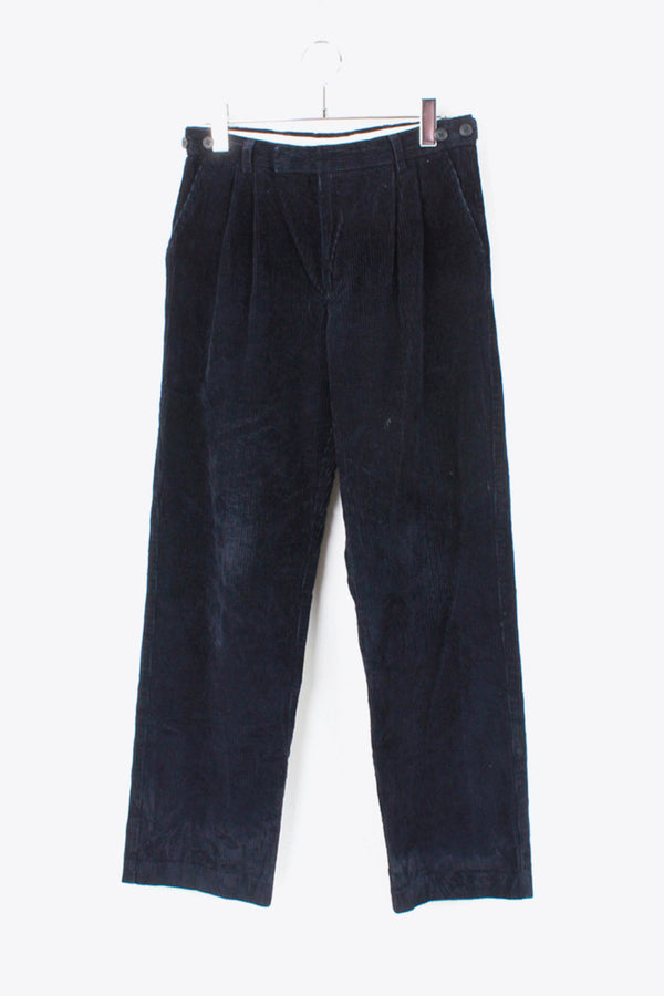 90'S CORDUROY PANTS / NAVY [SIZE: 29 (equivalent to 27) USED]