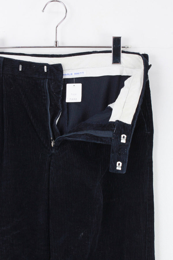 90'S CORDUROY PANTS / NAVY [SIZE: 29 (equivalent to 27) USED]