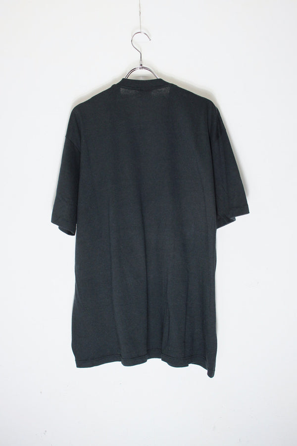 MADE IN USA 90'S S/S PLAYING CARD T-SHIRT / BLACK [SIZE: XL USED]