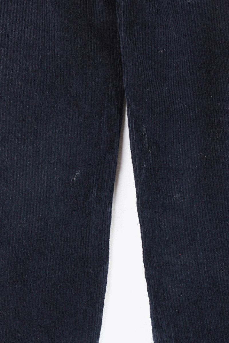 90'S CORDUROY PANTS / NAVY [SIZE: 29 (equivalent to 27) USED]