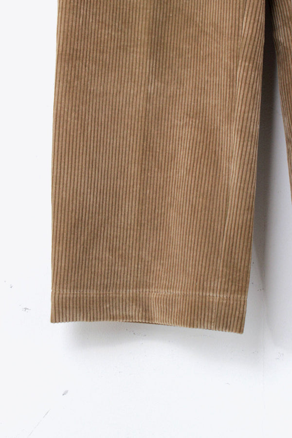 90'S CORDUROY PANTS / BEIGE [SIZE: equivalent to 32, USED]