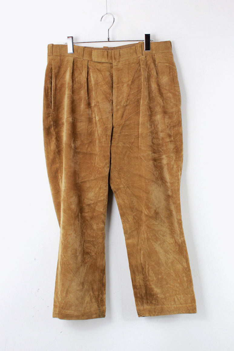 CORDUROY PANTS / BROWN [SIZE: 31相当 USED]