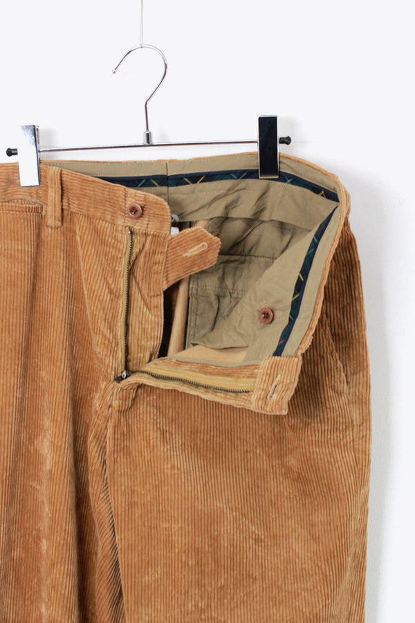 90'S CORDUROY PANTS / BEIGE [SIZE: 33x30 USED]