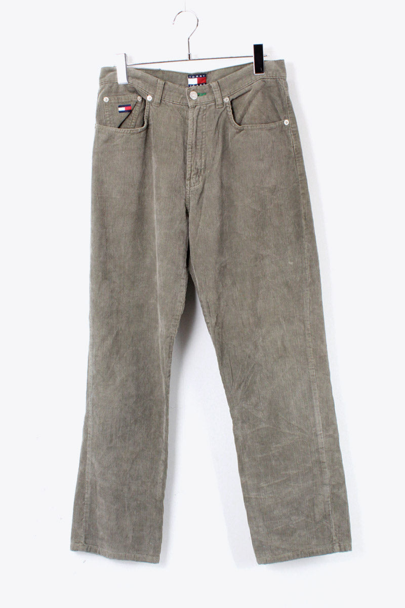 90'S CORDUROY PANTS / GREY [SIZE: 30 USED]