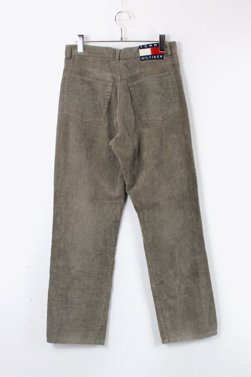 90'S CORDUROY PANTS / GREY [SIZE: 30 USED]