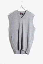 画像をギャラリービューアに読み込む, MADE IN USA V-NECK KNIT VEST / GRAY [SIZE: L相当 USED]
