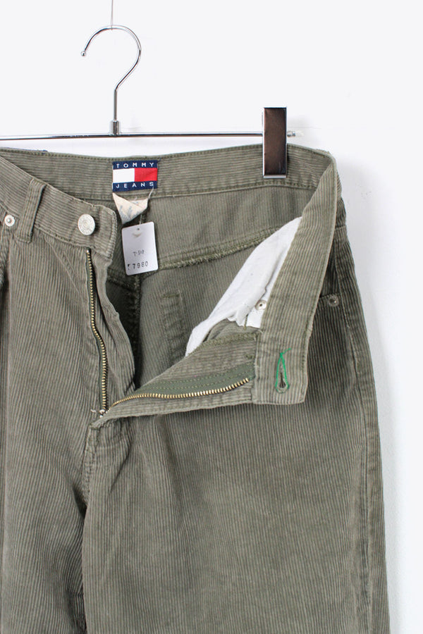 90'S CORDUROY PANTS / GREY [SIZE: 30 USED]
