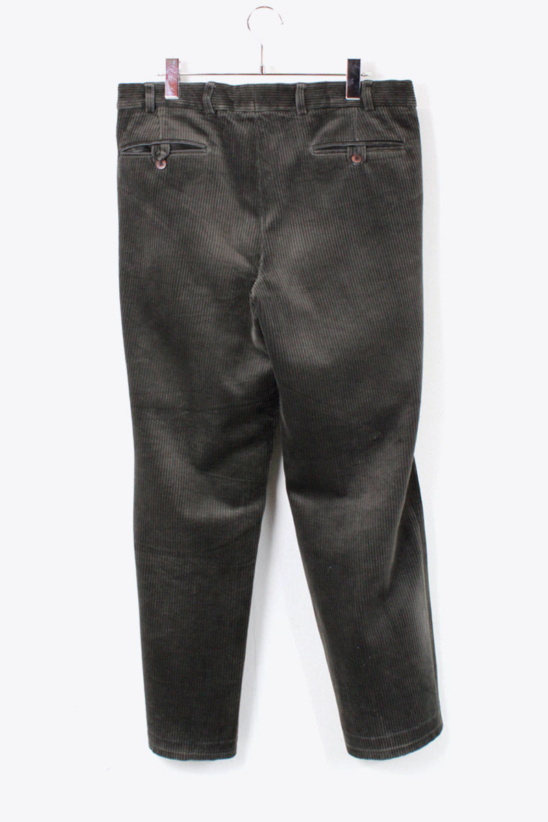 90'S CORDUROY PANTS / DARK OLIVE [SIZE: Equivalent to 32 USED]