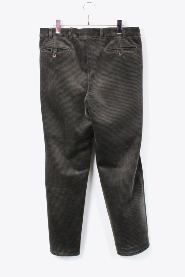 90'S CORDUROY PANTS / DARK OLIVE [SIZE: Equivalent to 32 USED]