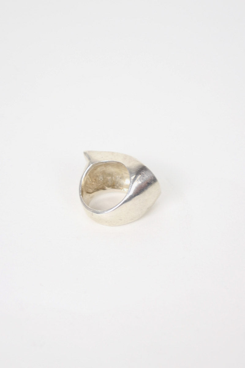 VINTAGE SILVER RING [SIZE: 11号相当 USED]