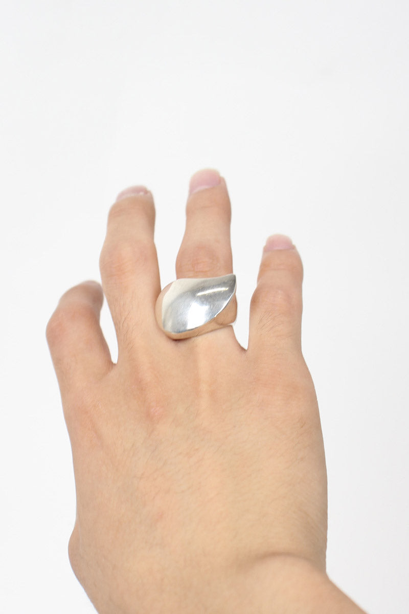 VINTAGE SILVER RING [SIZE: 11号相当 USED]
