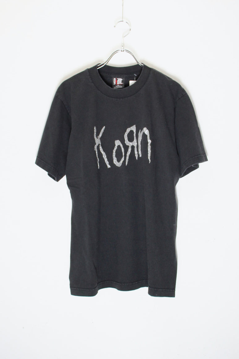 MADE IN USA 90'S KORN T-SHIRT / BLACK [SIZE: M USED]
