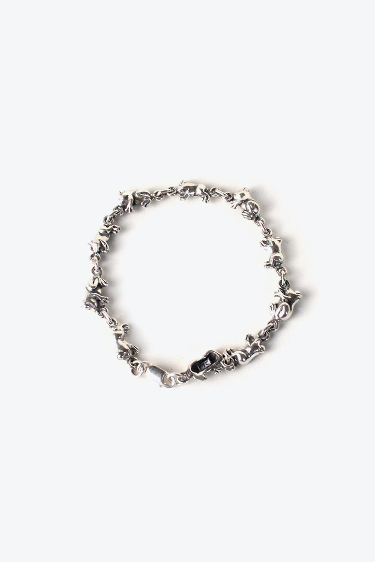 925 SILVER FROG BRACELET [ONE SIZE USED]