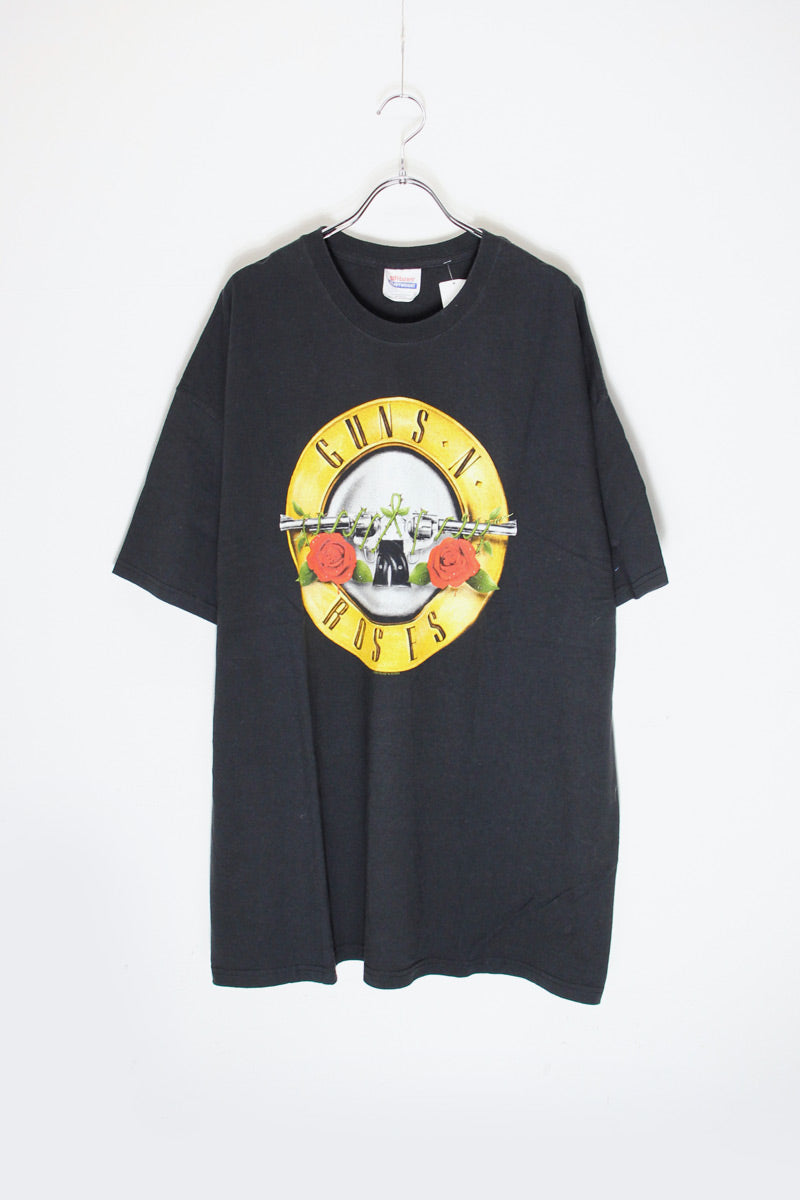 S/S GUNS N' ROSES T-SHIRT / BLACK/GOLD [SIZE: 2XL USED]
