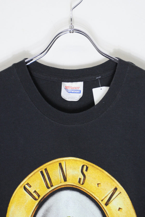 S/S GUNS N' ROSES T-SHIRT / BLACK/GOLD [SIZE: 2XL USED]